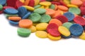 Colorful candy confetti