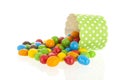 Colorful candy isolated over white background Royalty Free Stock Photo