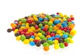 Colorful candy isolated over white background Royalty Free Stock Photo