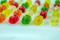 Colorful candy rubber bear Royalty Free Stock Photo