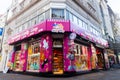 Colorful candy shop in thre street in London