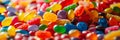 colorful candy , showcasing a variety of sweets such as jelly beans, licorice, and gumdrops in vibrant detail Royalty Free Stock Photo