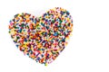 Colorful Candy sprinkles Royalty Free Stock Photo