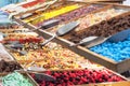 Colorful candys market