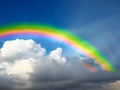 Colorful Canopies: Exquisite Clouds and Rainbow Pictures for Purchase Royalty Free Stock Photo