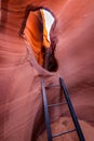 The intricate canyons of Antelope Canyon. Royalty Free Stock Photo