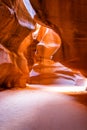 The intricate canyons of Antelope Canyon. Royalty Free Stock Photo