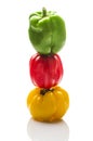 Colorful capsicum Royalty Free Stock Photo