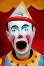 Colorful carnival clown