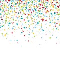 Colorful carnival confetti background.