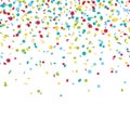 Colorful carnival confetti background.