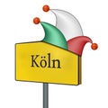 Symbol of the carnival in Cologne, Germany Royalty Free Stock Photo