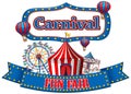 Colorful carnival funfair banner Royalty Free Stock Photo
