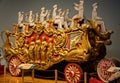 Colorful carriage in Curcus museum - part of The John and Mable Ringling Museum of Art in Sarasota, Florida Royalty Free Stock Photo