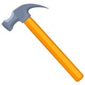 Colorful cartoon claw hammer