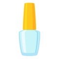 Colorful cartoon empty cosmetic bottle Royalty Free Stock Photo