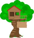 Colorful Cartoon Tree House