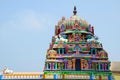 Colorful carved Gopuram, Near Gangaikonda Cholapuram, Tamil Nadu, India