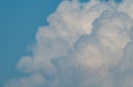 Colorful cascading storm clouds that look unnatural