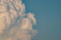 Colorful cascading storm clouds that look unnatural