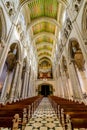 Colorful Ceiling of Cathedral of Almudena Royalty Free Stock Photo