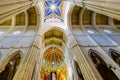 Colorful Ceiling of Cathedral of Almudena Royalty Free Stock Photo