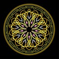 Colorful Celtic Mandala