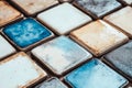 Colorful Ceramic Tiles Close-Up Royalty Free Stock Photo