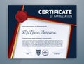 Colorful Certificate of Achievement Background