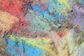 Colorful Chalk Background Royalty Free Stock Photo