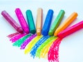 Colorful chalk pastels Royalty Free Stock Photo