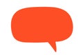 Chat Speech Bubble Message Text Cloud Vector Shape Royalty Free Stock Photo