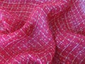 Colorful checked fabric