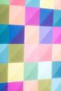 Colorful checkered abstract background, variable sizes backdrop Royalty Free Stock Photo