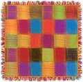 Colorful checkered quilt gingham plaid