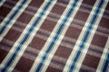 Colorful checkered shirt as background texture, multicolored fabric Royalty Free Stock Photo