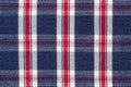 Colorful checkered shirt as background texture Royalty Free Stock Photo