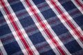 Colorful checkered shirt as background texture Royalty Free Stock Photo