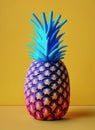 colorful cheerful pineapple