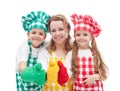 Colorful chefs Royalty Free Stock Photo