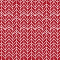 Colorful chevron hand drawn with creative lines abstract on red background