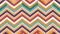 Colorful chevron pattern background illustration with bold modern aesthetic Royalty Free Stock Photo