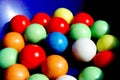 Colorful chewing-gums