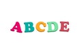 Colorful Child Letters