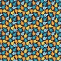 Colorful childish seamless pattern. Abstract floral organic texture Royalty Free Stock Photo