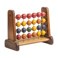 Colorful Children Abacus on Transparent Background - Ai Generated Royalty Free Stock Photo