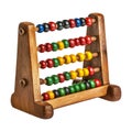 Colorful Children Abacus on Transparent Background - Ai Generated Royalty Free Stock Photo