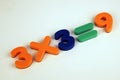 Children fridge magnets simple maths calculation