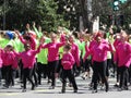 Colorful Children at the Parade