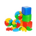 Colorful children`s toys